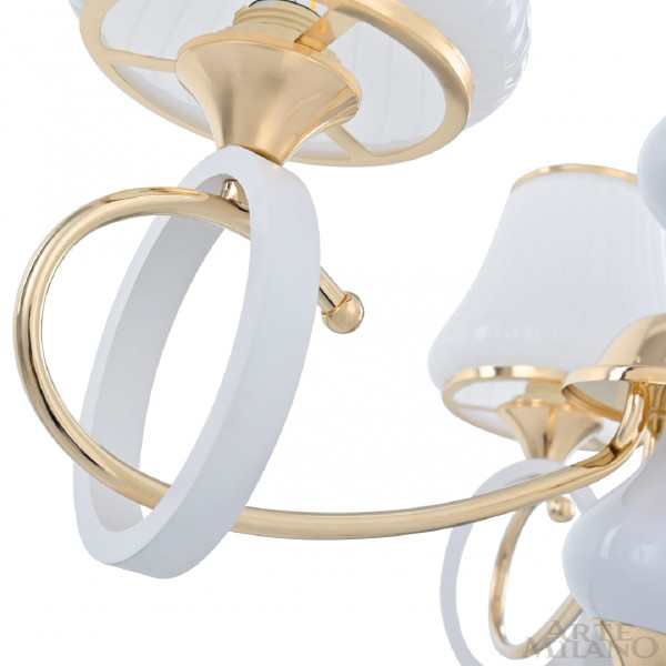 Подвесная люстра Florentia-2387 302387/3 Wh/Gd