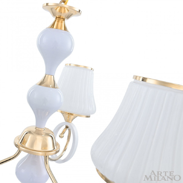 Подвесная люстра Florentia-2387 302387/3 Wh/Gd