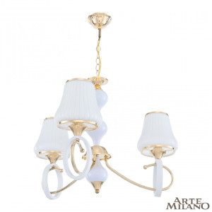 Подвесная люстра Florentia-2387 302387/3 Wh/Gd