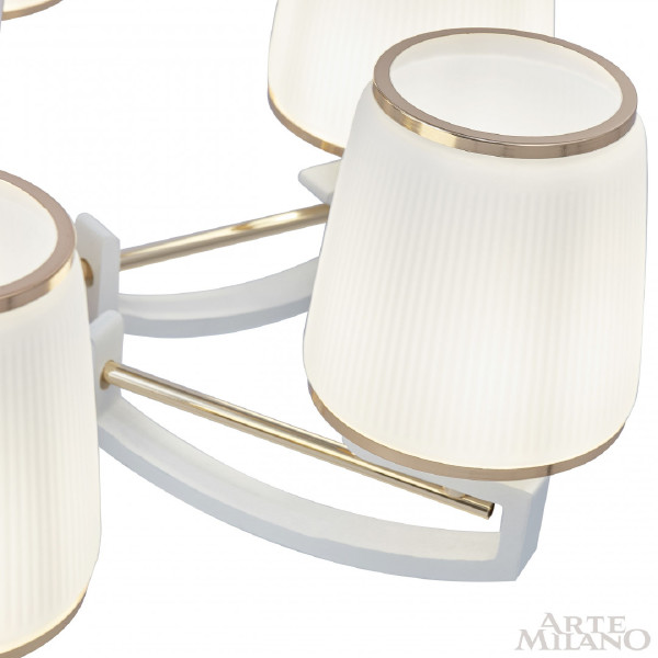 Подвесная люстра Florentia-2457 302457/5 Wh/Gd