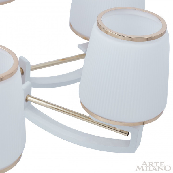 Подвесная люстра Florentia-2457 302457/5 Wh/Gd