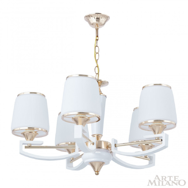 Подвесная люстра Florentia-2457 302457/5 Wh/Gd