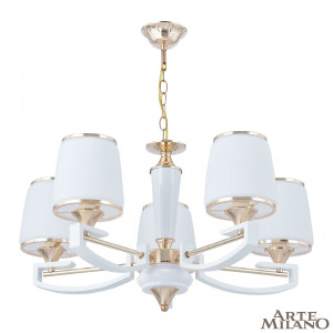Подвесная люстра Florentia-2457 302457/5 Wh/Gd