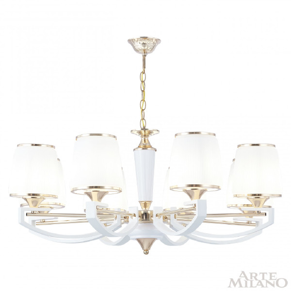 Подвесная люстра Florentia-2457 302457/8 Wh/Gd