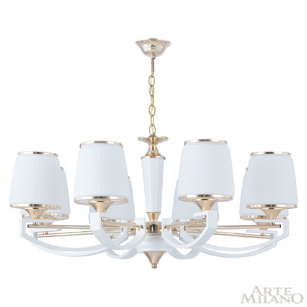 Подвесная люстра Florentia-2457 302457/8 Wh/Gd