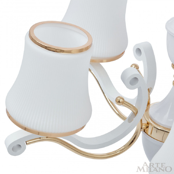 Подвесная люстра Florentia-3987 303987/5 Wh/Gd