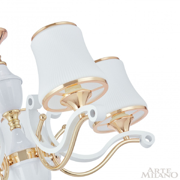 Подвесная люстра Florentia-3987 303987/5 Wh/Gd