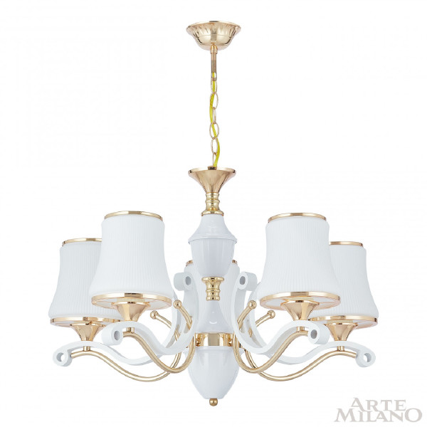 Подвесная люстра Florentia-3987 303987/5 Wh/Gd