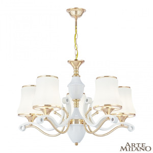 Подвесная люстра Florentia-3987 303987/5 Wh/Gd