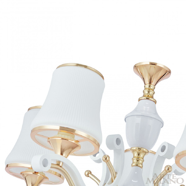 Подвесная люстра Florentia-3987 303987/8 Wh/Gd