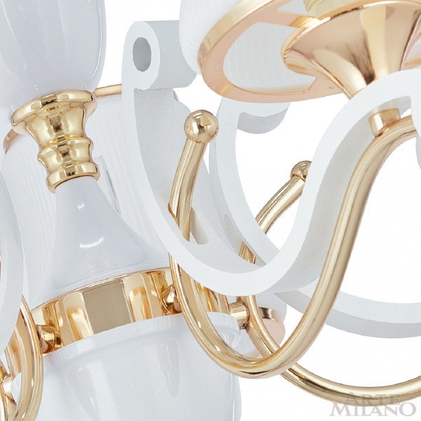 Подвесная люстра Florentia-3987 303987/8 Wh/Gd