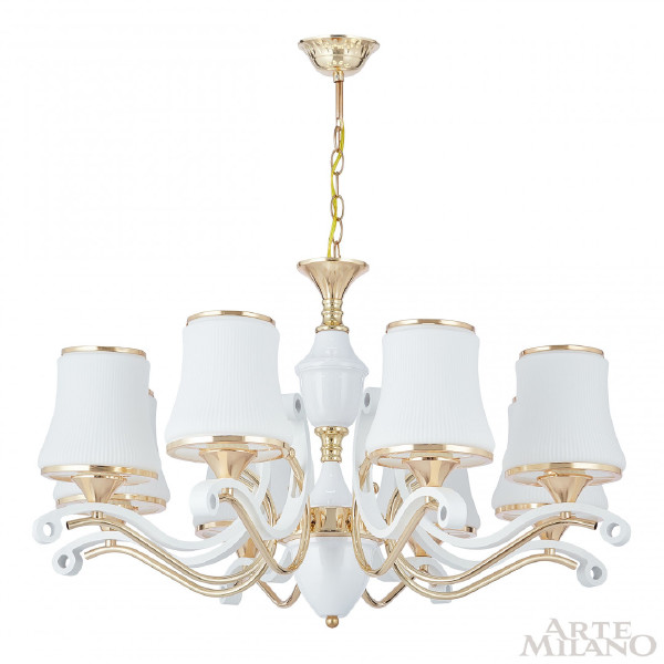 Подвесная люстра Florentia-3987 303987/8 Wh/Gd