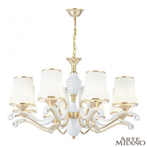 Подвесная люстра Florentia-3987 303987/8 Wh/Gd