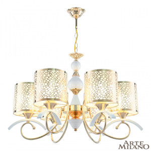 Подвесная люстра Florentia-9787 309787/6 Wh/Gd