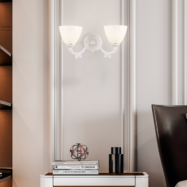 Настенное бра Am343837 343837/2W WT+SL