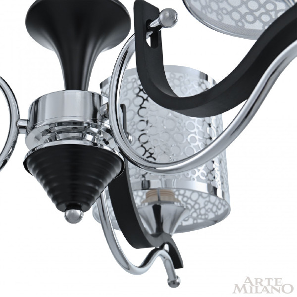 Подвесная люстра Florentia-6787 306787/3 Bk/Ni