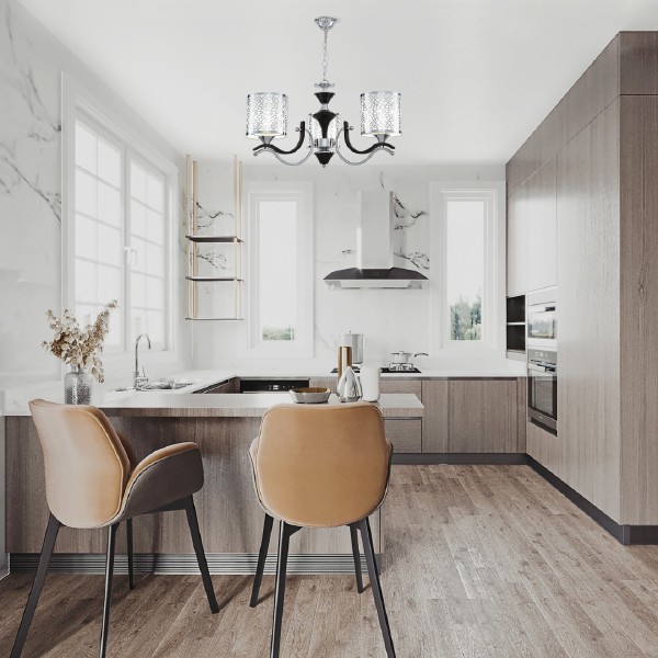 Подвесная люстра Florentia-6787 306787/3 Bk/Ni