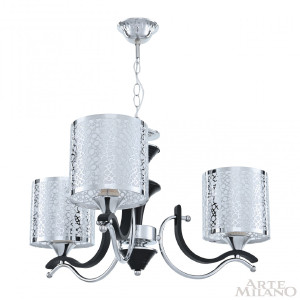 Подвесная люстра Florentia-6787 306787/3 Bk/Ni