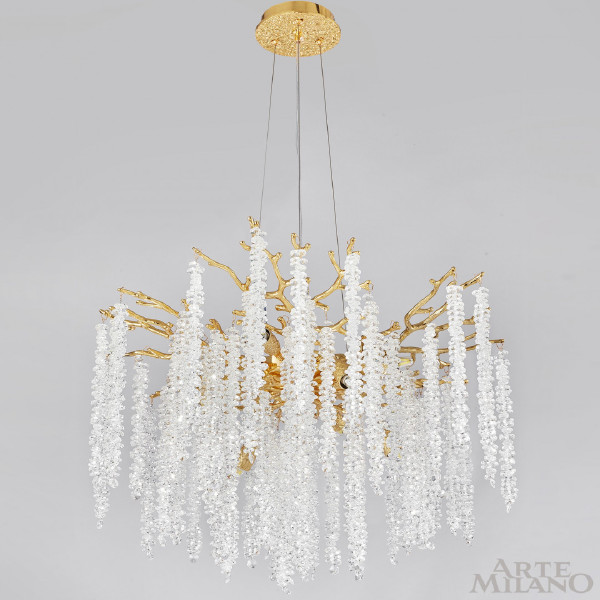 Подвесная люстра Milan23 239801/D600/8/A Gd