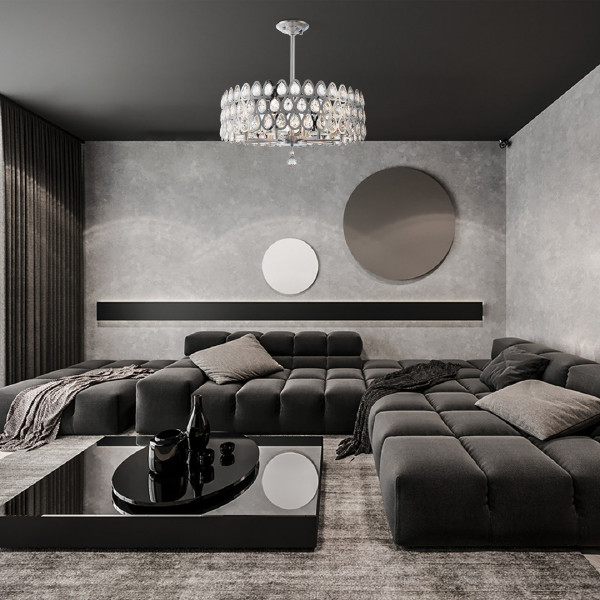 Люстра на штанге Sorrento-1019 371019/8/300/580 CR