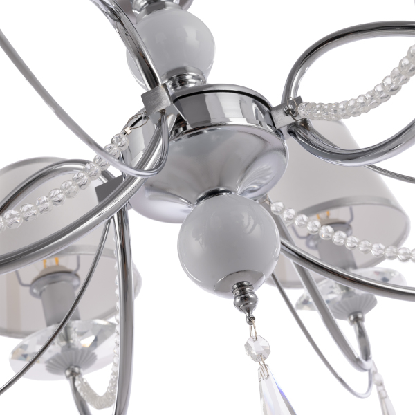 Подвесная люстра Am342109 342109/8 CR+LWT