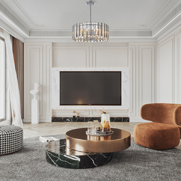 Люстра на штанге Sorrento-5209 375209/6/350/490 CR