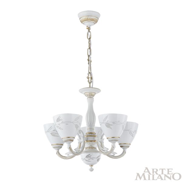 Подвесная люстра Am343659 343659/5 WT+G