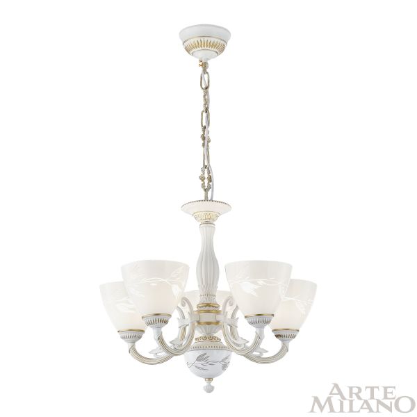 Подвесная люстра Am343659 343659/5 WT+G