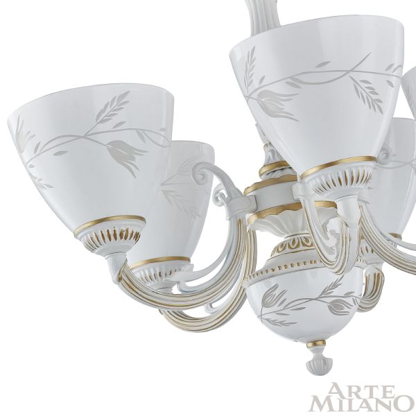 Подвесная люстра Am343659 343659/5 WT+G