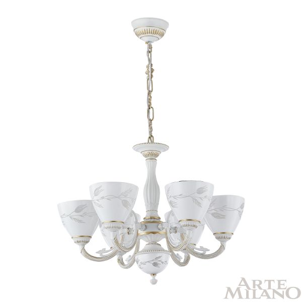 Подвесная люстра Am343659 343659/6 WT+G