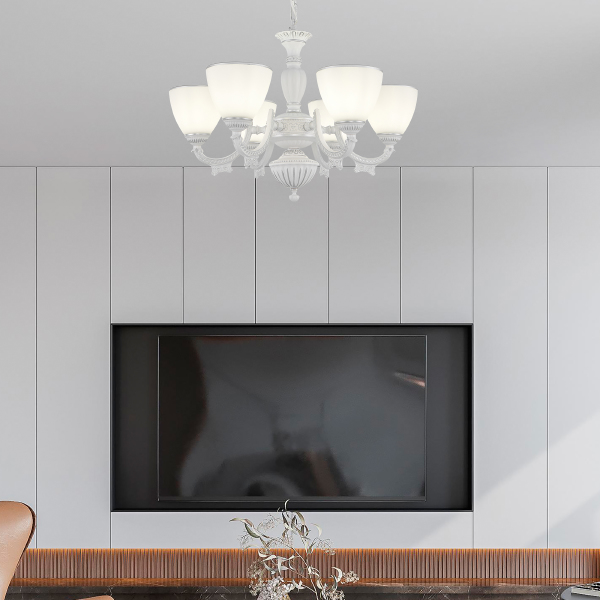 Подвесная люстра Am342837 342837/6 WT+SL