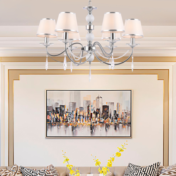 Подвесная люстра Am342109 342109/6 CR+LWT