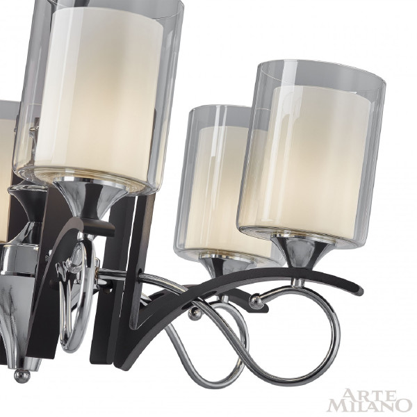 Подвесная люстра Florentia-9167 309167/8 Bk/Ni