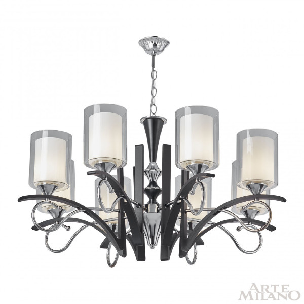 Подвесная люстра Florentia-9167 309167/8 Bk/Ni