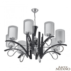 Подвесная люстра Florentia-9167 309167/8 Bk/Ni
