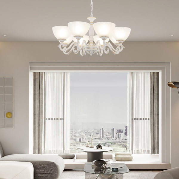 Подвесная люстра Am340518 340518/8 WT+G