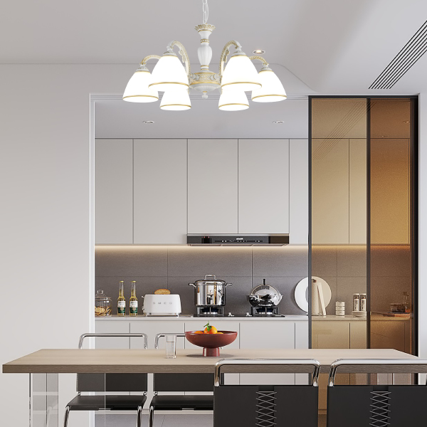 Подвесная люстра Am340837 340837/6 WT+G