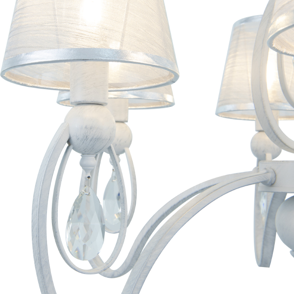 Подвесная люстра Am347203 347203/6 WT+SL