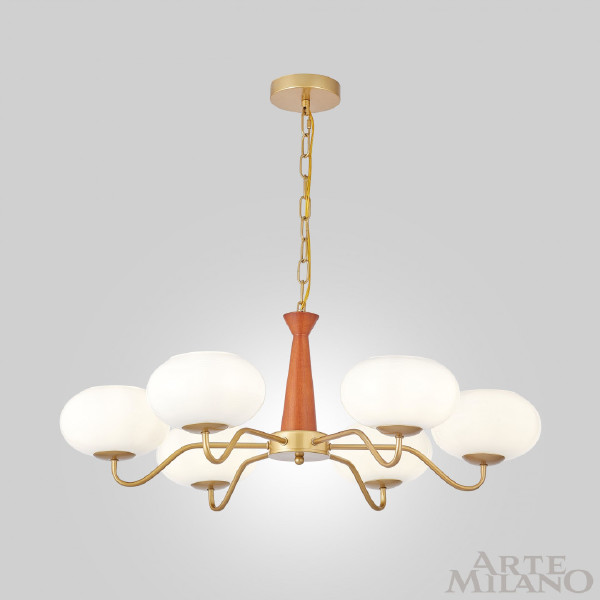 Подвесная люстра Napoli 310166/D780/6 BS/WD