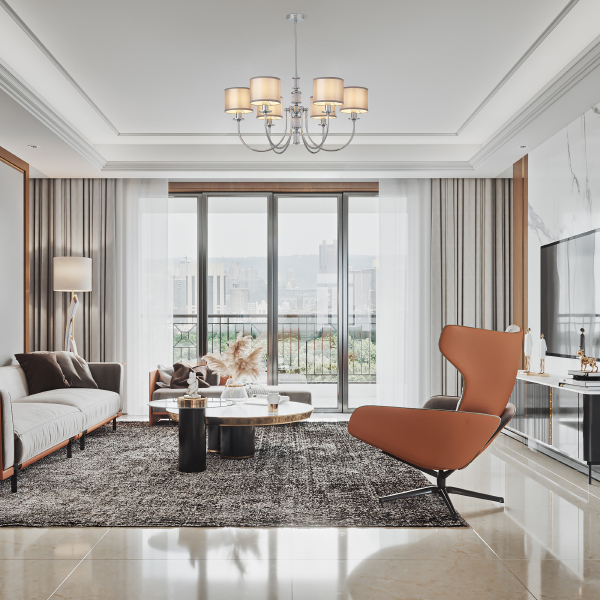 Люстра на штанге Am348401 348401/6 CR