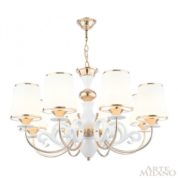 Подвесная люстра Florentia-1097 301097/8 Wh/Gd