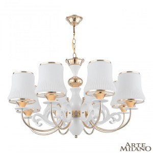 Подвесная люстра Florentia-1097 301097/8 Wh/Gd