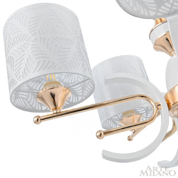 Подвесная люстра Florentia-2097 302097/8 Wh/Gd