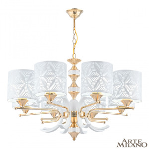 Подвесная люстра Florentia-2097 302097/8 Wh/Gd