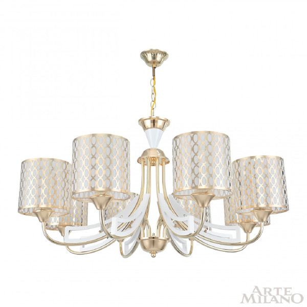 Подвесная люстра Florentia-3387 303387/8 Wh/Gd