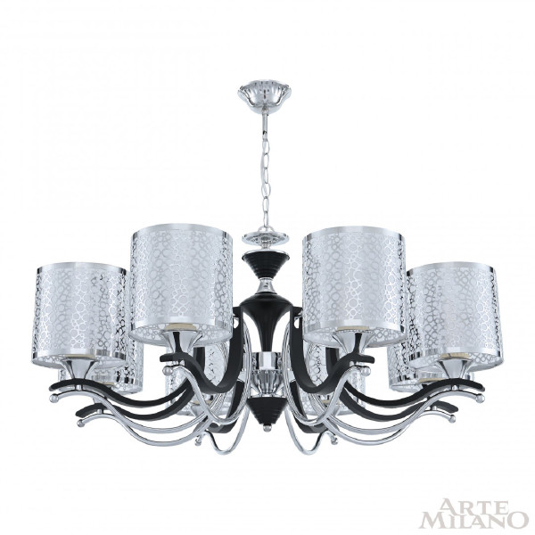 Подвесная люстра Florentia-6787 306787/8 Bk/Ni