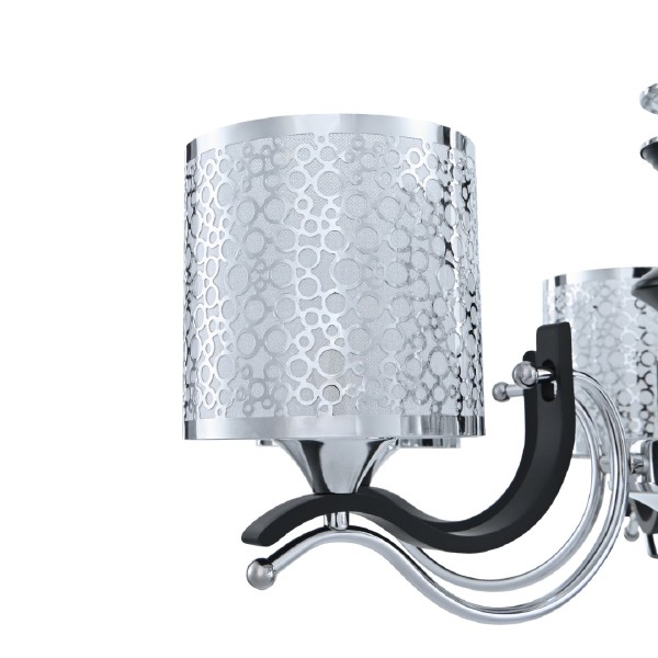 Подвесная люстра Florentia-6787 306787/8 Bk/Ni