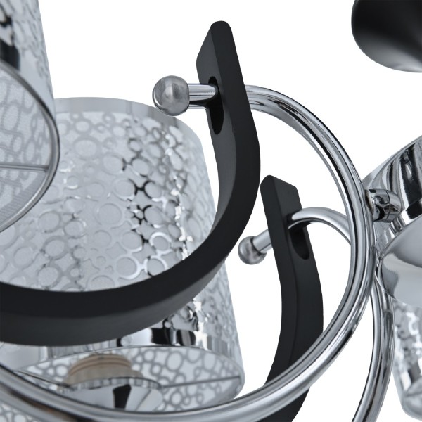 Подвесная люстра Florentia-6787 306787/8 Bk/Ni