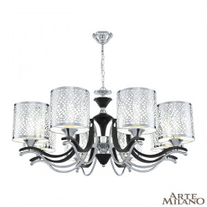 Подвесная люстра Florentia-6787 306787/8 Bk/Ni