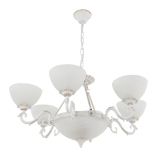 Подвесная люстра Am340518 340518/6-3 WT+G